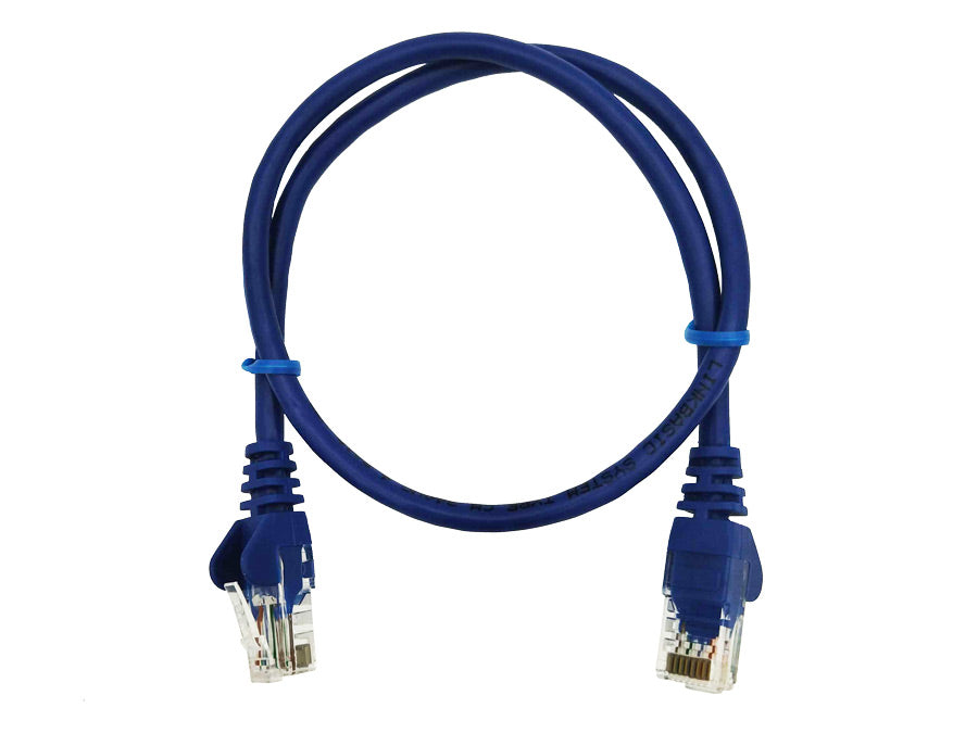 Linkbasic 50cm UTP Cat5e Flylead Blue | Linkbasic | Buy in South Africa — Mozee Solutions