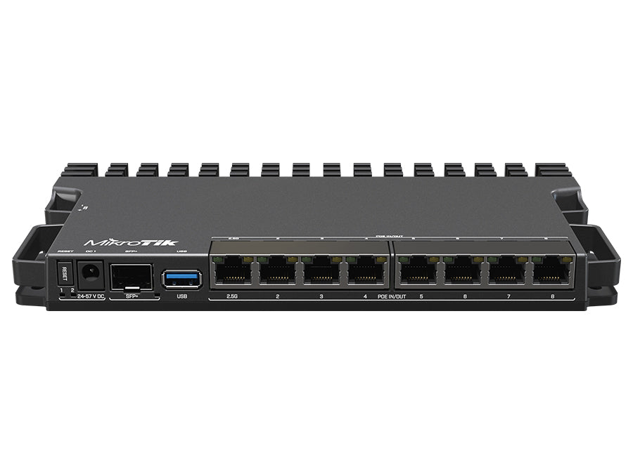 MikroTik 7 Gigabit 1x 2.5Gbps 1SFP+ 4 Core PoE Router | MikroTik | Buy in South Africa — Mozee Solutions
