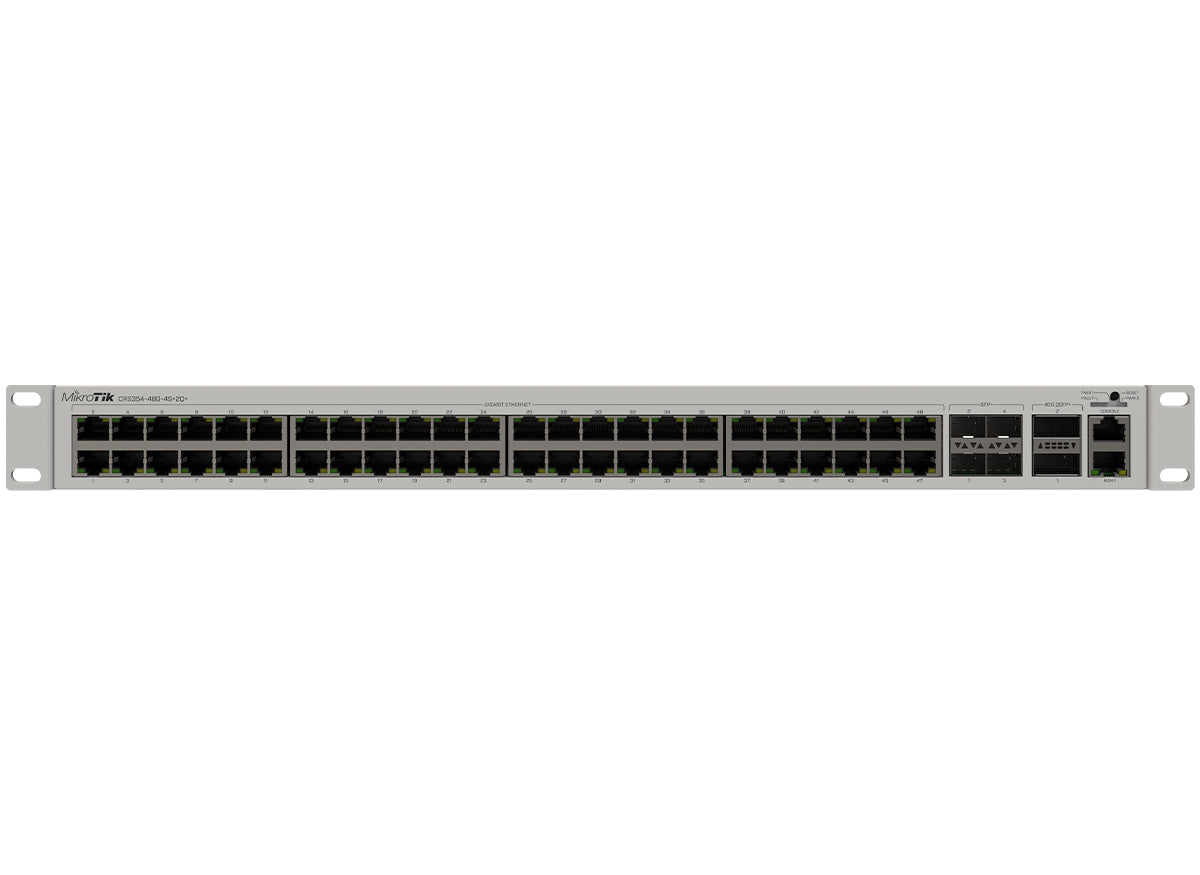 MikroTik Cloud Router Switch 48 Port Gigabit 4SFP+ 2 QSFP+ | MikroTik | Buy in South Africa — Mozee Solutions