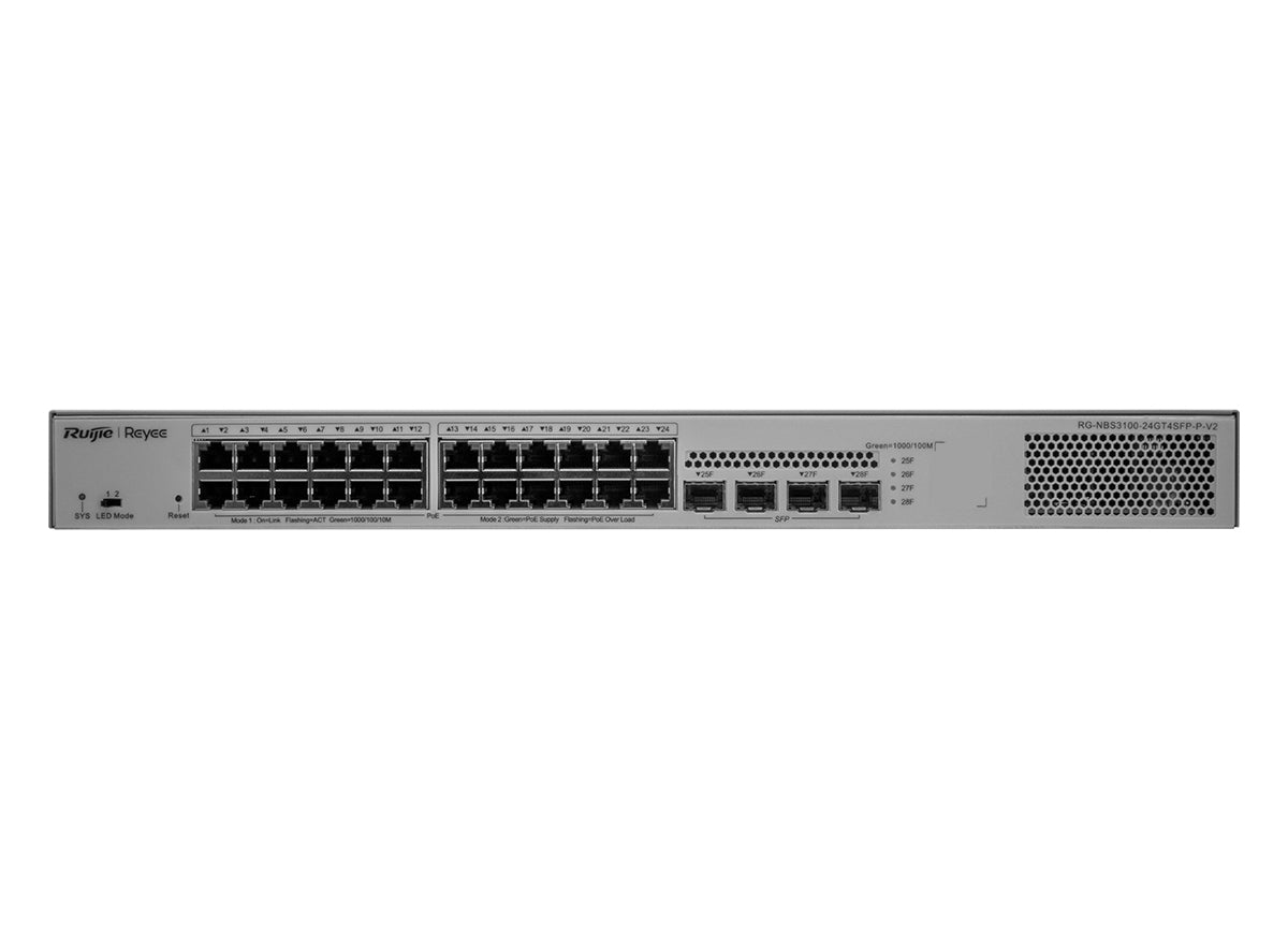 Reyee 24 Port Gigabit PoE 370W 4SFP Layer 2+ Smart Managed Switch | Reyee | Buy in South Africa — Mozee Solutions