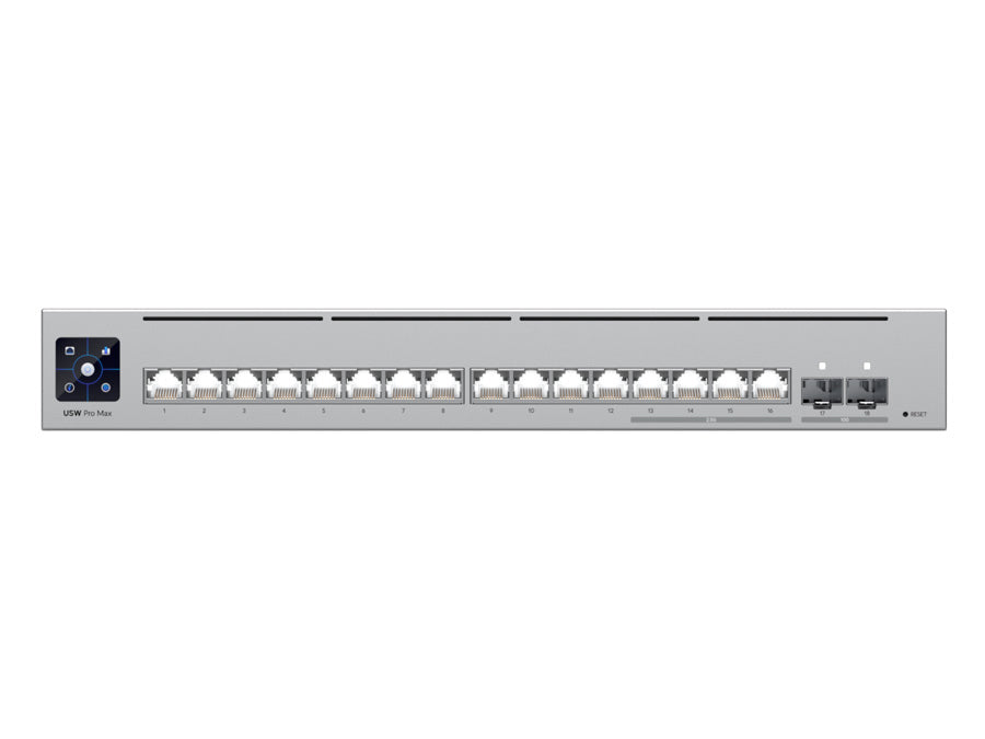 Ubiquiti UniFi Pro Max Switch 16 with 12 Gigabit 4x 2.5Gbps 2SFP+ | Ubiquiti | Buy in South Africa — Mozee Solutions