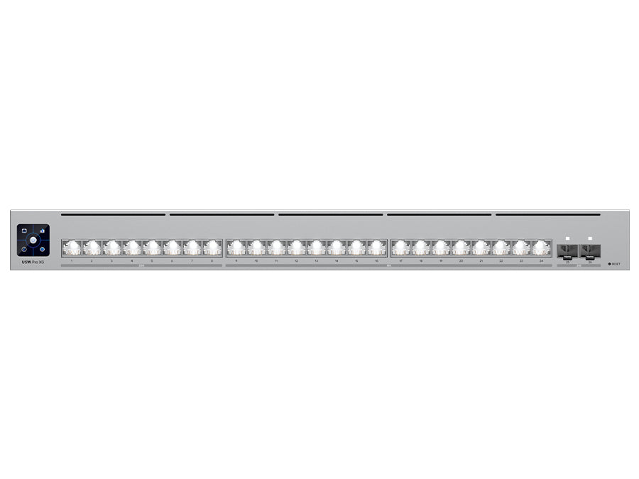 Ubiquiti UniFi Pro XG Switch 16 x 10Gbps 8 x 2.5Gbps 2SFP28 | Ubiquiti | Buy in South Africa — Mozee Solutions