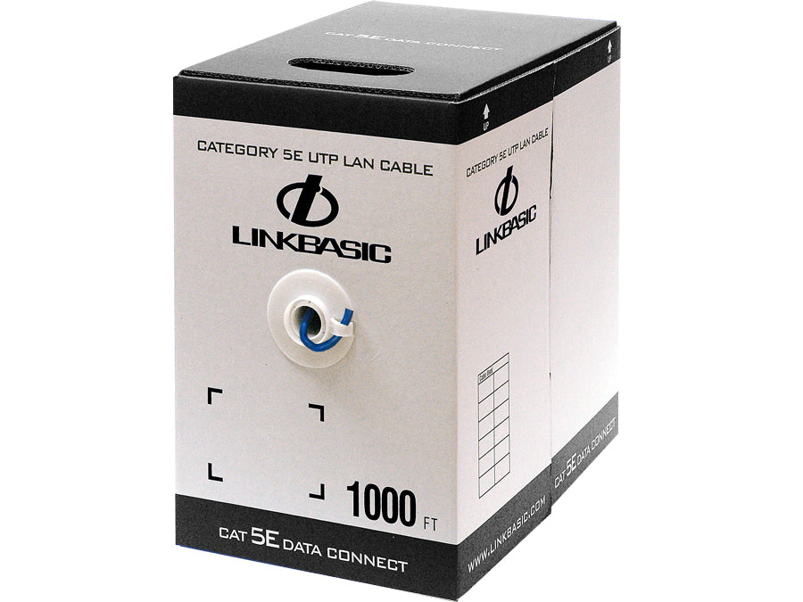 Linkbasic 305m Box Cat5e Solid Blue UTP Cable | Linkbasic | Buy in South Africa — Mozee Solutions