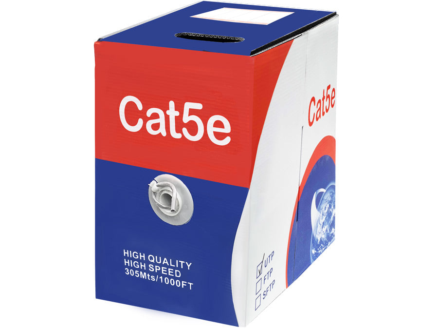 Scoop Unbranded 305m Box Cat5e CCA Grey UTP Cable | Scoop | Buy in South Africa — Mozee Solutions