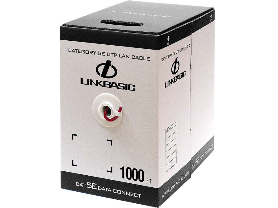 Linkbasic 305m Box Cat5e Solid Red UTP Cable | Linkbasic | Buy in South Africa — Mozee Solutions