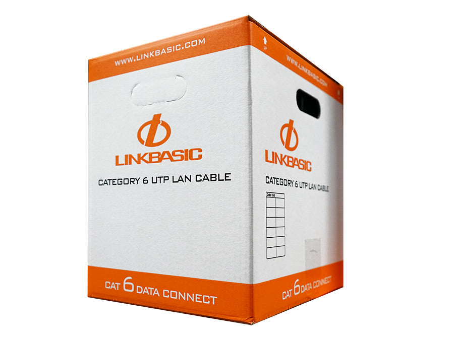 Linkbasic 305m Box Cat6 Solid Grey UTP Cable | Linkbasic | Buy in South Africa — Mozee Solutions
