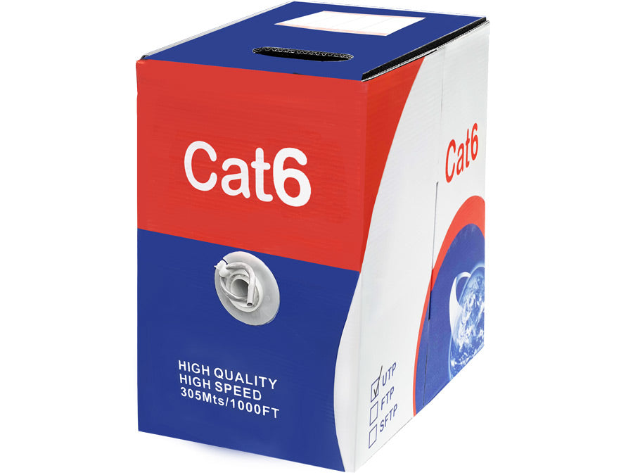 Scoop Unbranded 305m Box Cat6 CCA Grey UTP Cable | Scoop | Buy in South Africa — Mozee Solutions