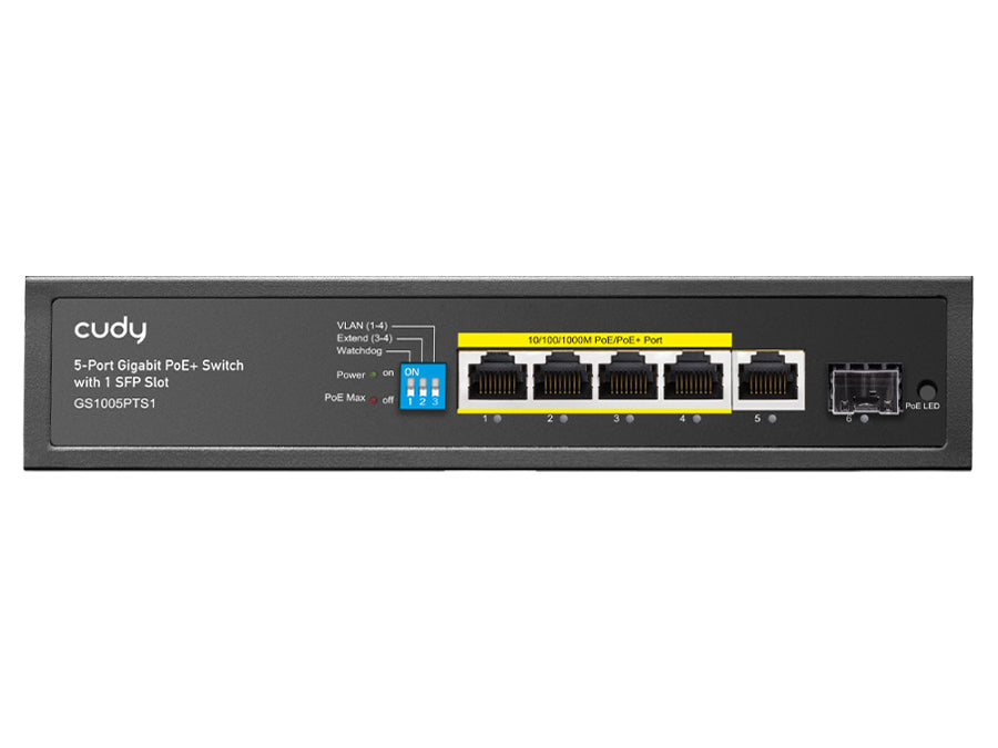 Cudy 5 Port Gigabit 4 PoE 120W 1SFP Switch | Cudy | Buy in South Africa — Mozee Solutions