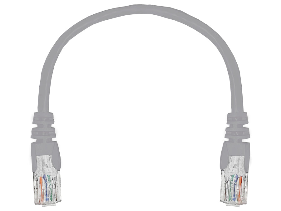 Linkbasic 22cm UTP Cat5e Flylead Grey | Linkbasic | Buy in South Africa — Mozee Solutions