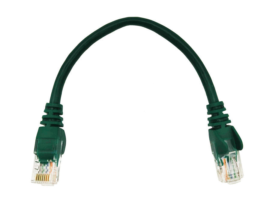 Linkbasic 22cm UTP Cat5e Flylead Green | Linkbasic | Buy in South Africa — Mozee Solutions