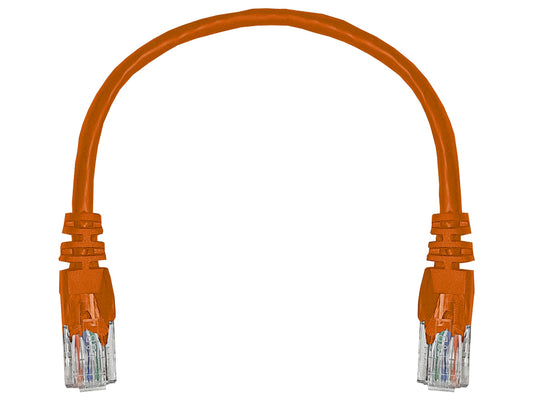 Linkbasic 22cm UTP Cat5e Flylead Orange | Linkbasic | Buy in South Africa — Mozee Solutions