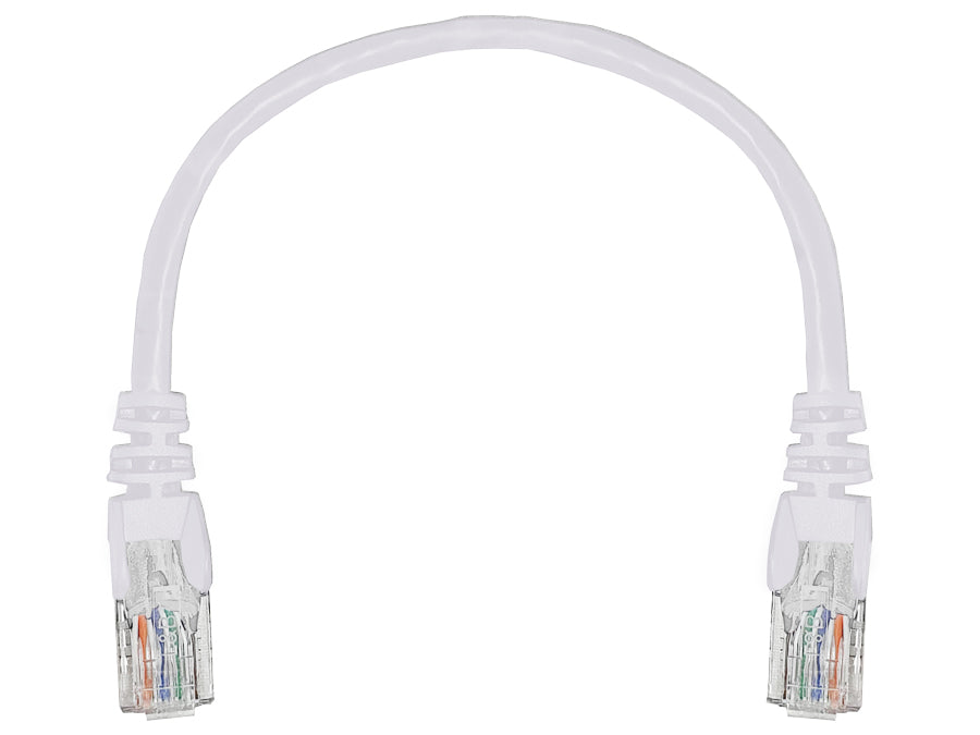 Linkbasic 22cm UTP Cat5e Flylead White | Linkbasic | Buy in South Africa — Mozee Solutions