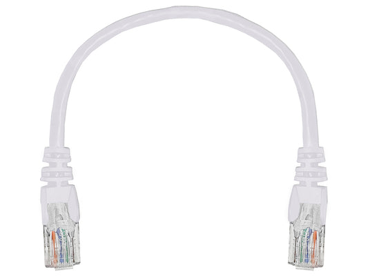 Linkbasic 22cm UTP Cat5e Flylead White | Linkbasic | Buy in South Africa — Mozee Solutions