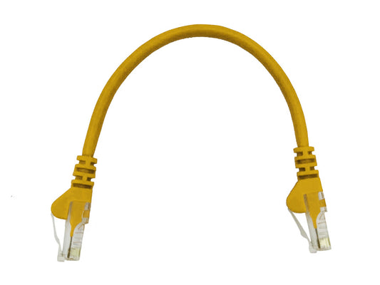Linkbasic 22cm UTP Cat5e Flylead Yellow | Linkbasic | Buy in South Africa — Mozee Solutions