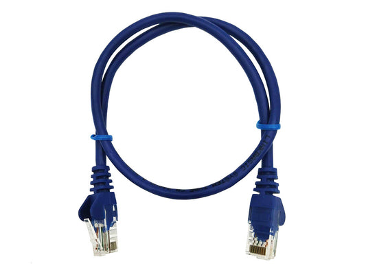 Linkbasic 50cm UTP Cat5e Flylead Blue | Linkbasic | Buy in South Africa — Mozee Solutions