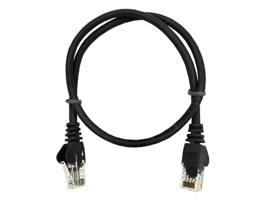Linkbasic 50cm UTP Cat5e Flylead Black | Linkbasic | Buy in South Africa — Mozee Solutions