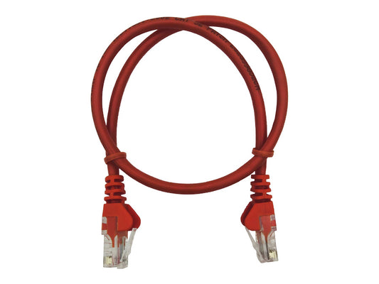 Linkbasic 50cm UTP Cat5e Flylead Red | Linkbasic | Buy in South Africa — Mozee Solutions