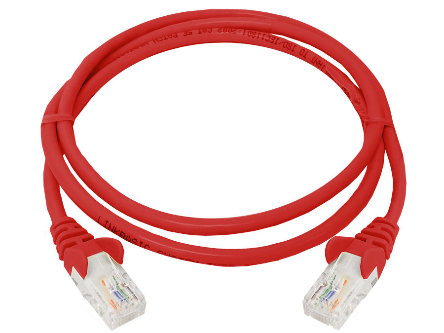 Linkbasic 1 Metre UTP Cat5e Flylead Red | Linkbasic | Buy in South Africa — Mozee Solutions