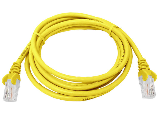 Linkbasic 2 Metre UTP Cat5e Flylead Yellow | Linkbasic | Buy in South Africa — Mozee Solutions