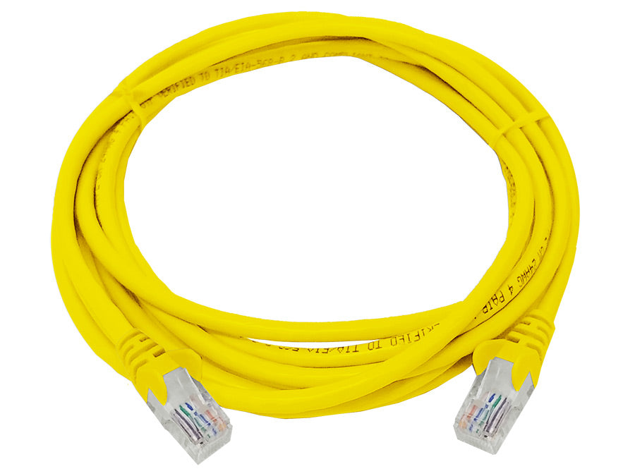 Linkbasic 3 Metre UTP Cat5e Flylead Yellow | Linkbasic | Buy in South Africa — Mozee Solutions