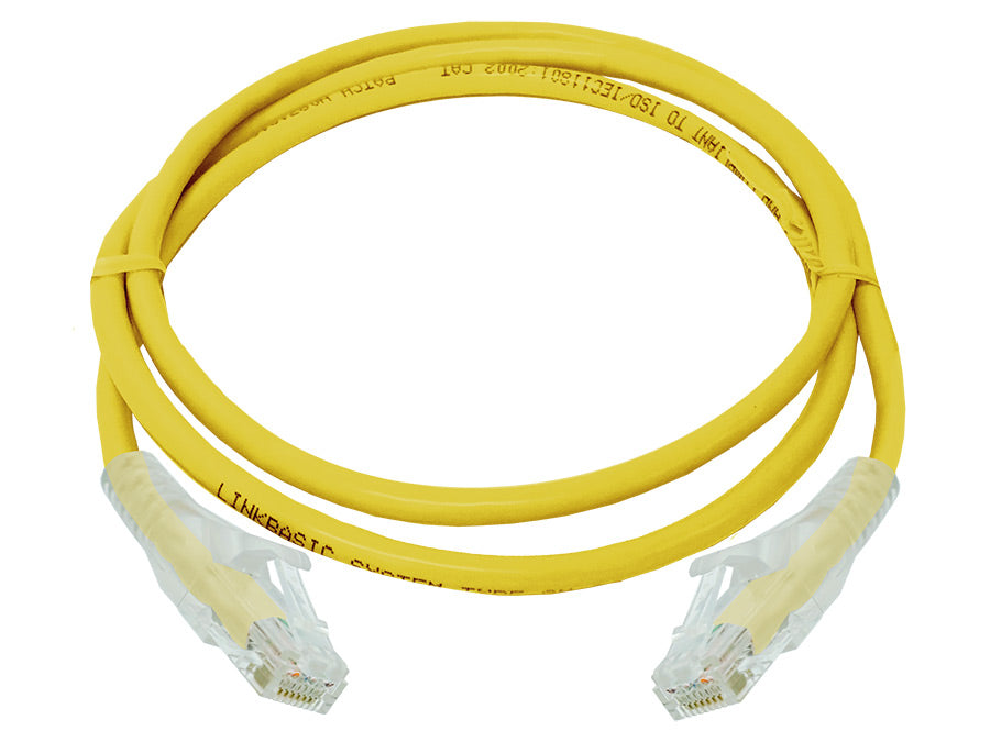 Linkbasic 1 Metre UTP Cat6 Flylead Yellow | Linkbasic | Buy in South Africa — Mozee Solutions