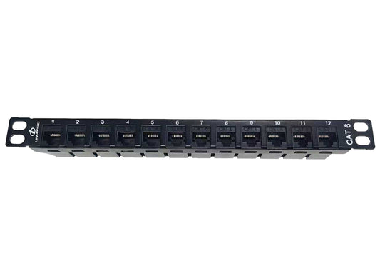 Linkbasic 12 Port Cat6 10-inch Patch Panel for Mini Rack | Linkbasic | Buy in South Africa — Mozee Solutions