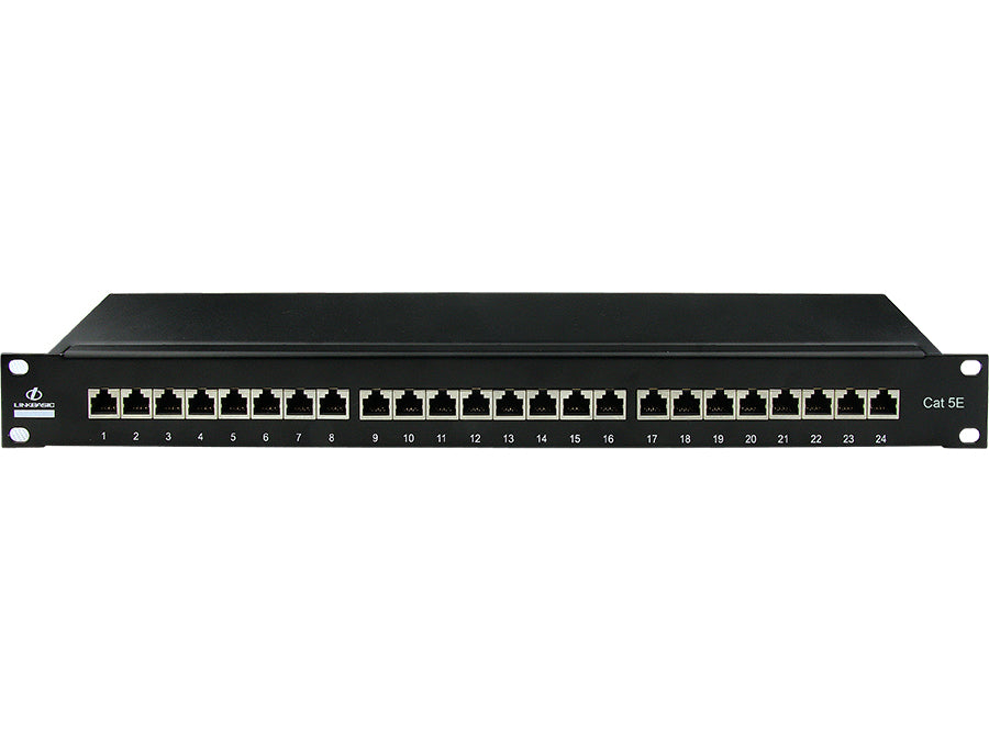 Linkbasic 24 Port Cat5e Shielded Rack Mount Patch Panel | Linkbasic | Buy in South Africa — Mozee Solutions