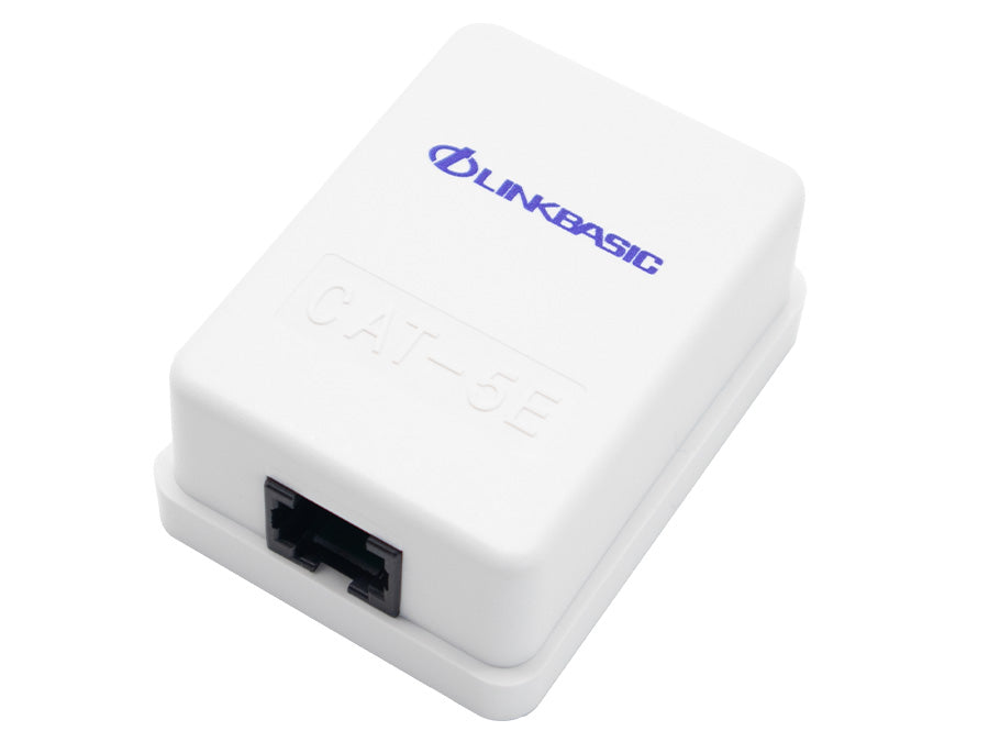 Linkbasic Cat5e Single Surface Mount Box | Linkbasic | Buy in South Africa — Mozee Solutions
