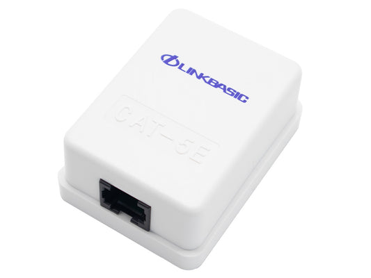 Linkbasic Cat5e Single Surface Mount Box | Linkbasic | Buy in South Africa — Mozee Solutions