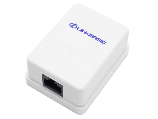 Linkbasic Cat6 Single Surface Mount Box | Linkbasic | Buy in South Africa — Mozee Solutions