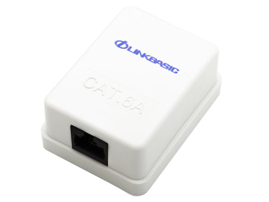 Linkbasic Cat6a Single Surface Mount Box | Linkbasic | Buy in South Africa — Mozee Solutions