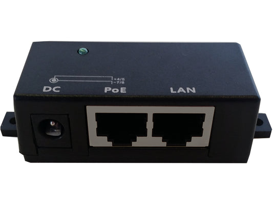 Single Port Fast Ethernet Passive PoE Injector