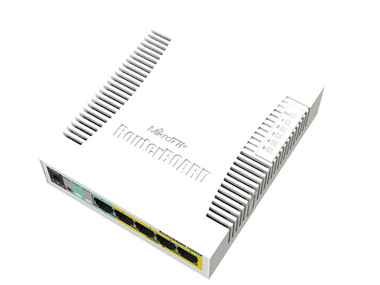 MikroTik SwOS Smart Switch 5 Port Gigabit 1SFP PoE Out | MikroTik | Buy in South Africa — Mozee Solutions