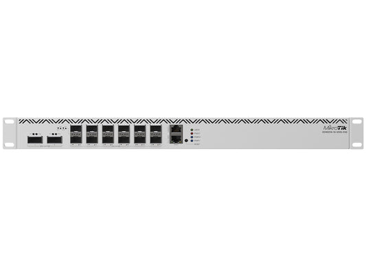 MikroTik Cloud Core 12 Port SFP28 2 QSFP28 16 Core Router | CCR2216-1G-12XS-2XQ