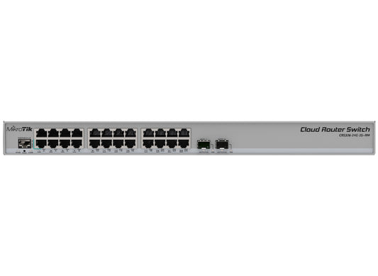 MikroTik Cloud Router Switch 24 Port Gigabit 2SFP+ | CRS326-24G-2S+RM