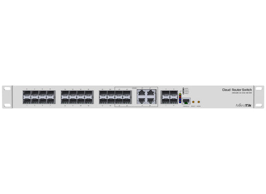 MikroTik Cloud Router Switch 20 Port SFP 4SFP+ 4 Gigabit/SFP Ports | CRS328-4C-20S-4S+RM
