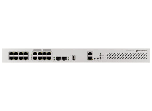 MikroTik Cloud Router Switch 16 Port with 8 PoE 150W 2SFP+ | CRS418-8P-8G-2S+RM