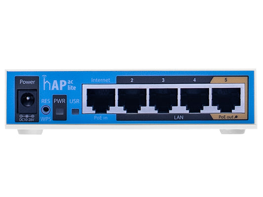 MikroTik hAP ac Lite 5 Port Ethernet 750Mbps WiFi 5 Router | RB952Ui-5ac2nD