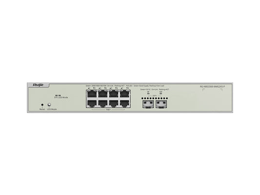 Reyee 8 Port 2.5Gbps PoE 240W 2SFP+ Layer 2+ Smart Managed Switch | Reyee | Buy in South Africa — Mozee Solutions