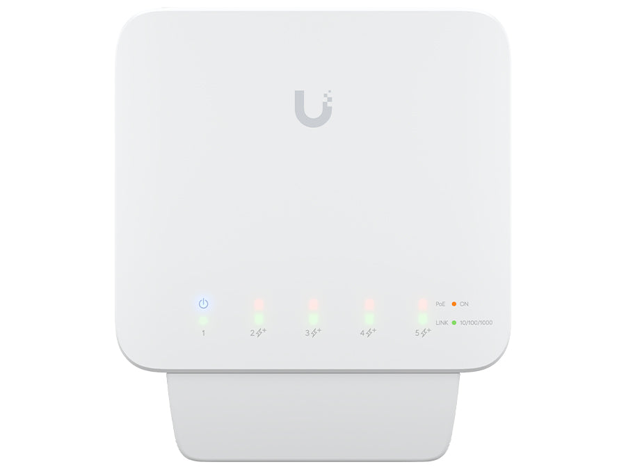Ubiquiti UniFi Flex Switch 5 Port Gigabit 1PoE In 4PoE Out | USW-Flex