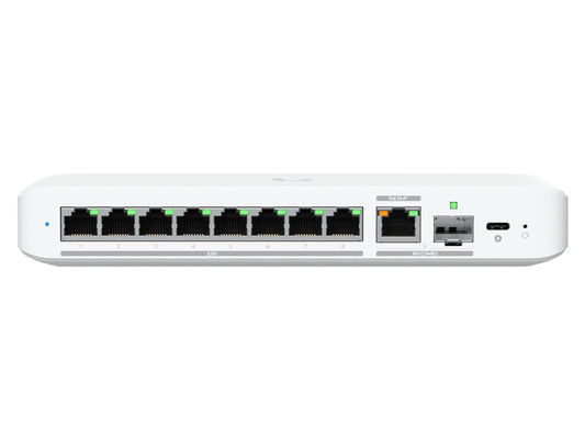 Ubiquiti UniFi Flex 2.5G 8 Port 2.5G with 10G Combo Uplink | USW-Flex-2.5G-8