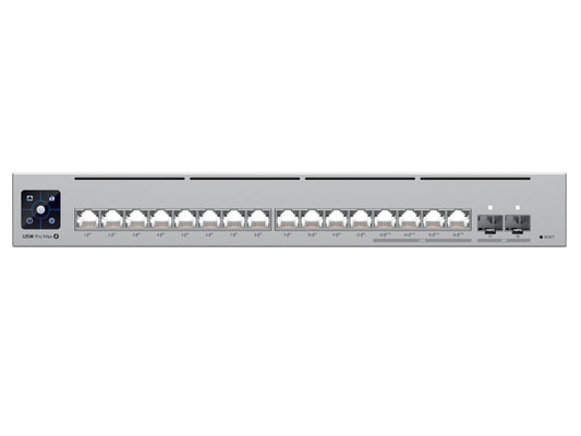 Ubiquiti UniFi Pro Max Switch 16 with 12 PoE 4x 2.5Gbps PoE++ 180W | USW-Pro-Max-16-PoE
