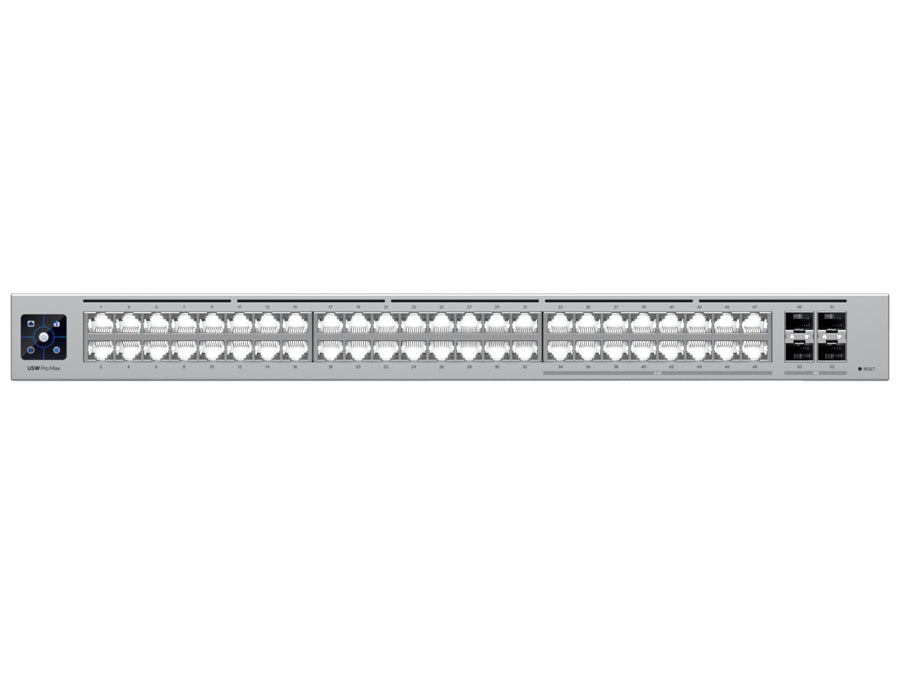 Ubiquiti UniFi Pro Max Switch 48 with 32 Gigabit 16x 2.5Gbps 4SFP+ | USW-Pro-Max-48