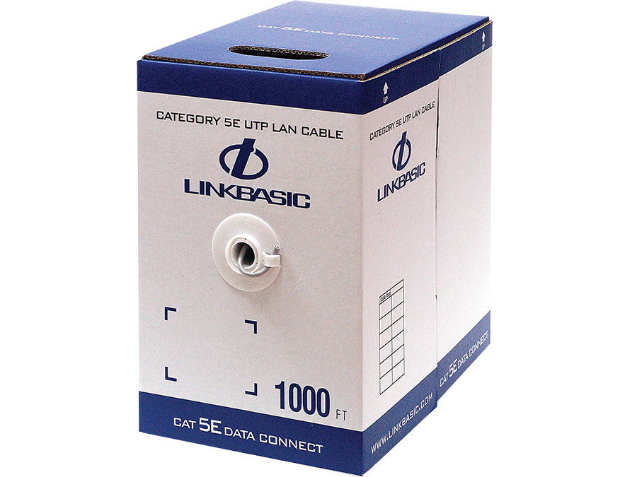 Linkbasic 305m Box Cat5e Solid Grey UTP Cable | Linkbasic | Buy in South Africa — Mozee Solutions