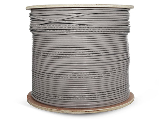 Linkbasic 500m Drum Cat5e Solid Grey UTP Cable